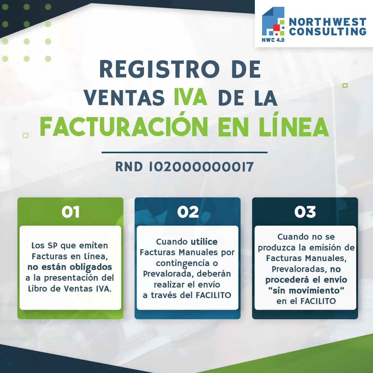 Registro De Ventas Iva De La FacturaciÓn En LÍnea Nwc Srl Soluciones Empresariales 40 6782