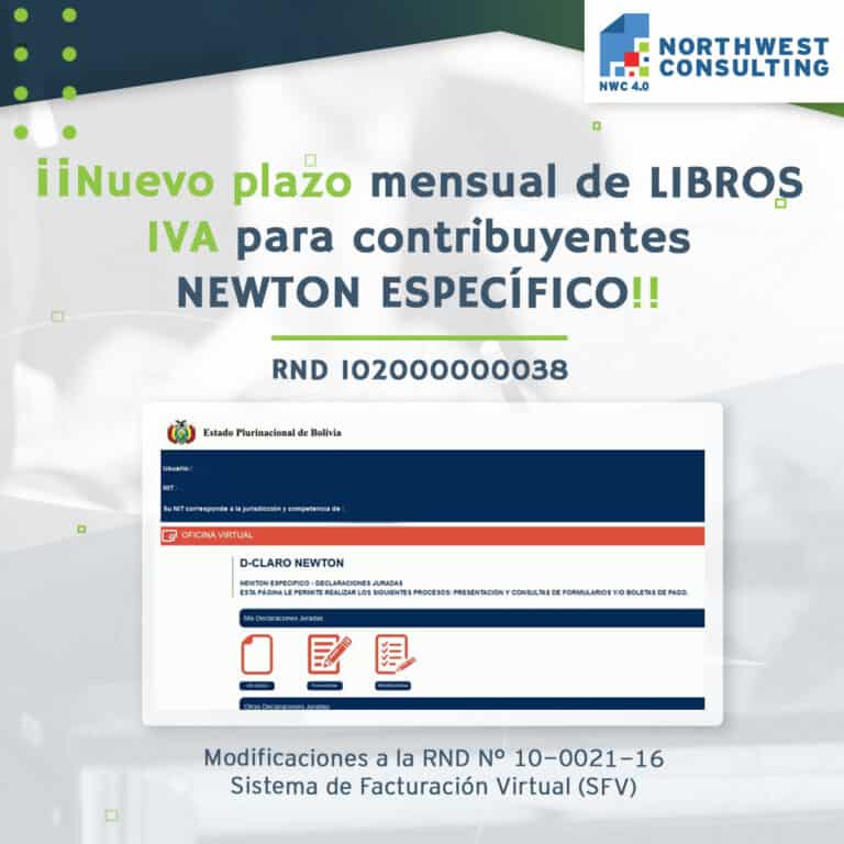 Nuevo Plazo Mensual De LIBROS IVA Para Contribuyentes NEWTON ESPECÍFICO ...